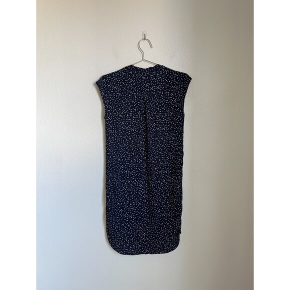 Maeve Anthropologie Au Revoir Dress in Speckled Navy Size 6 PETITE - Picture 3 of 7